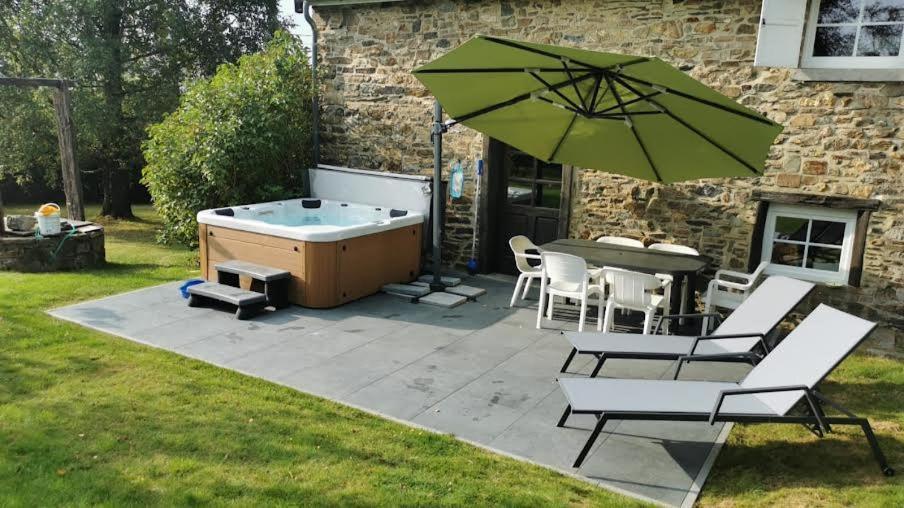 Gite Ardennes Au Coin Du Feu Jacuzzi Sauna Et Nature Jalhay Exteriör bild